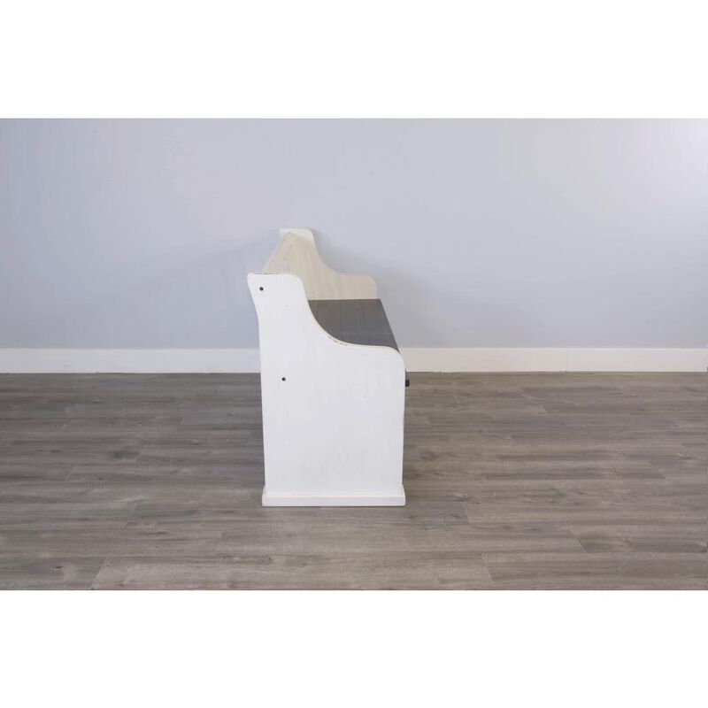 Sunny Designs Carriage House Bench with Back