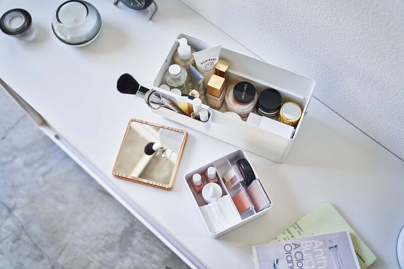 Makeup Organizer with Mirror