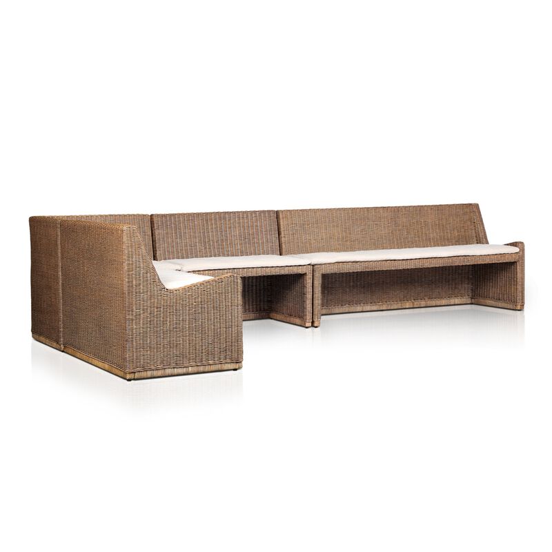 Senna 144" Right Arm Facing Dining Banquette