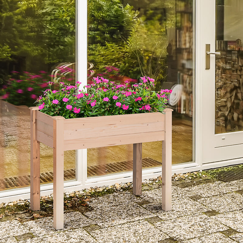 Streamdale Elevated Garden Bed with Drainage, Perfect for Plants