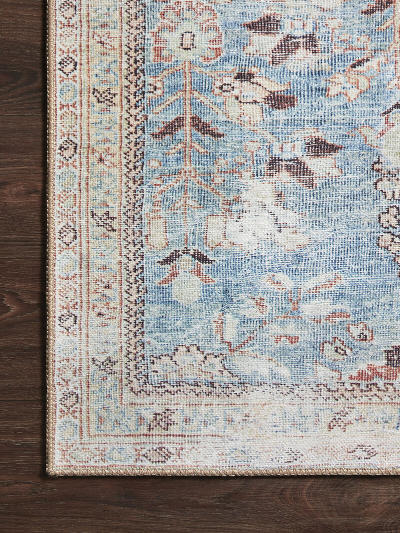 Wynter WYN06 Teal/Multi 3'6" x 5'6" Rug