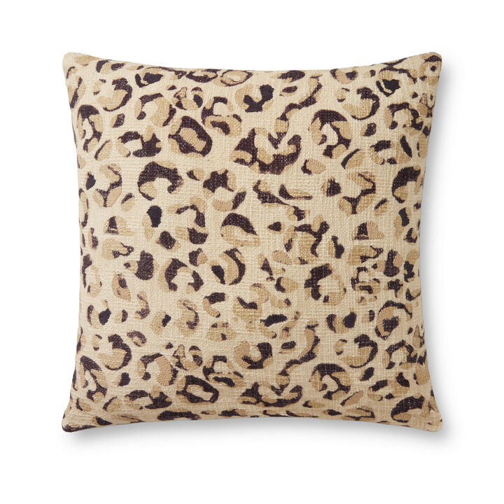 PLL0056 Ivory/Black 22"x22" Down Pillow