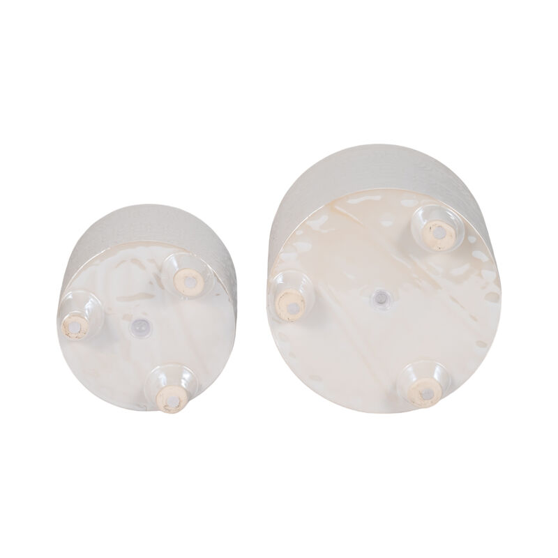 Iridescent Boheme Footed Planters Set