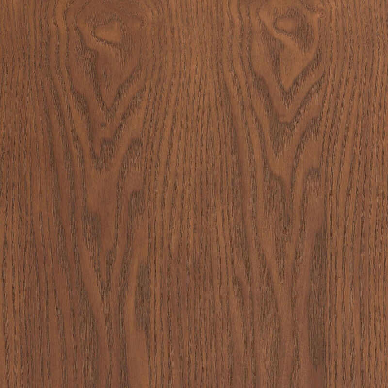 Baxton Studio Barrett Walnut Brown Finished Wood And Synthetic Rattan 2 Drawer Nightstand