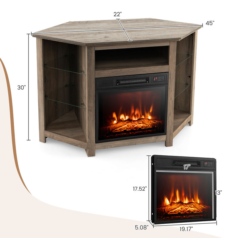 Modern TV Stand with LED Lights – Entertainment Center for Living Room Storage