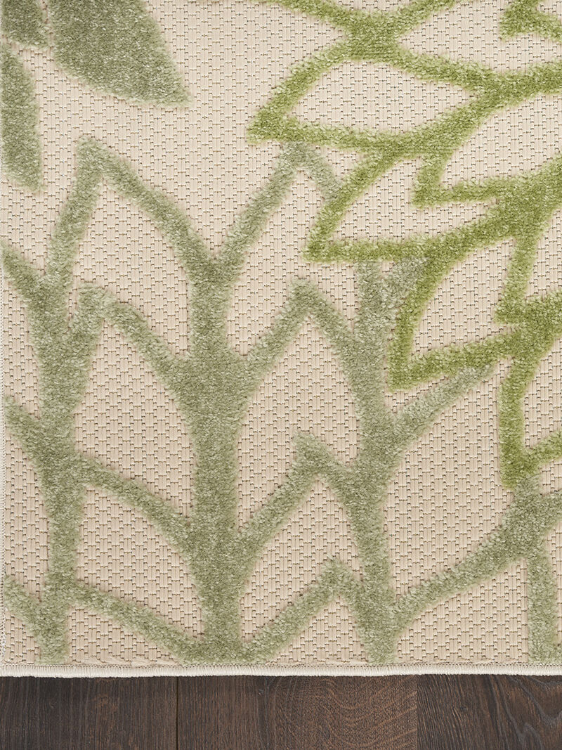 Aloha ALH05 Ivory/Green 3'6" x 5'6" Rug