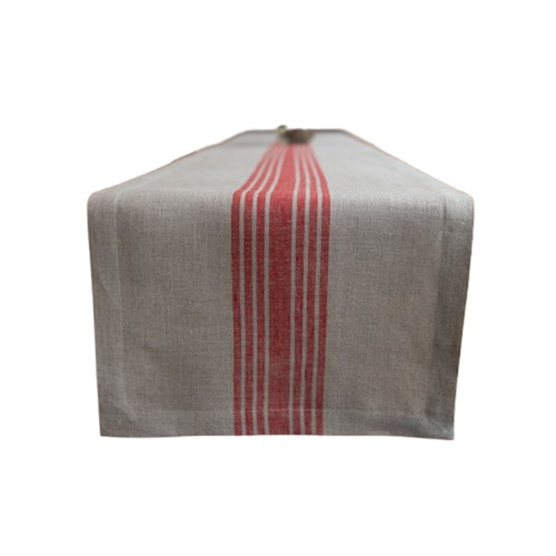Solino Home 100% Pure Linen Table Runner | Farmhouse
