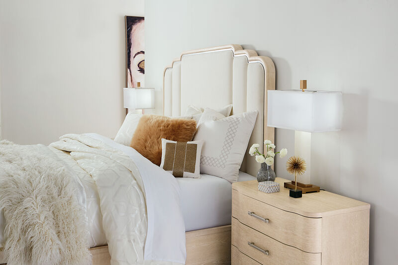 Nouveau Chic Three Drawer Nightstand