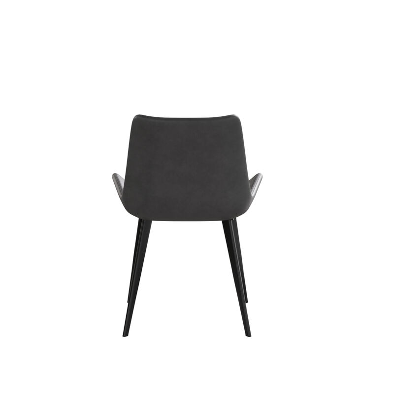 Modern Dining Chair Living Room Metal Leg Dining Chair-2 Pcs/Ctn
