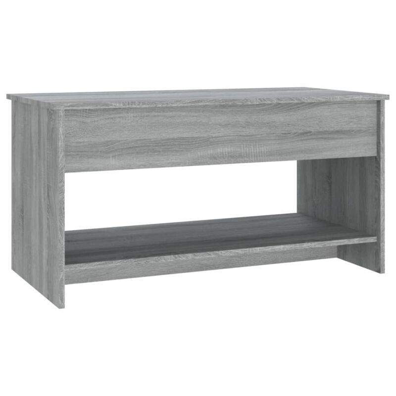 vidaXL Coffee Table Gray Sonoma 40.2"x19.7"x20.7" Engineered Wood