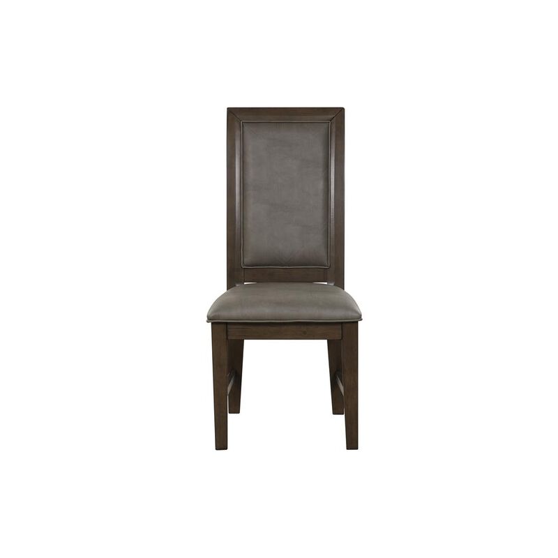 New Classic Furniture Cityscape Dining Chair-Walnut (Set of 2)