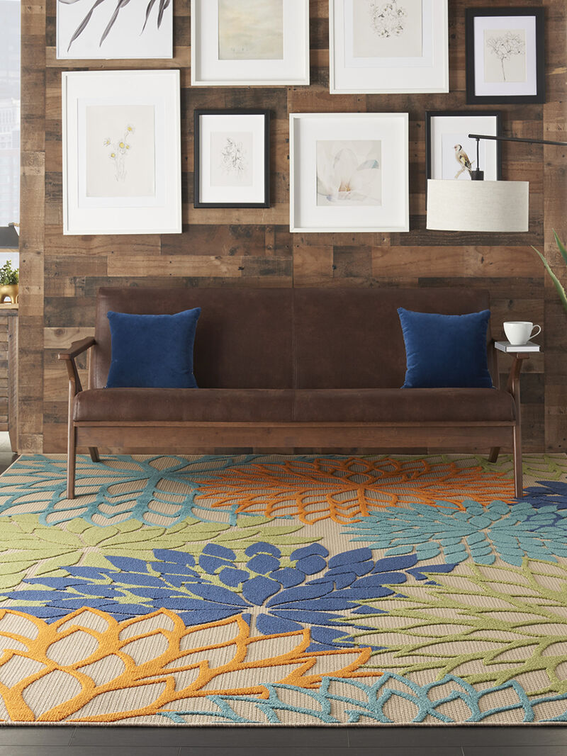 Aloha ALH05 Multicolor 3'6" x 5'6" Rug