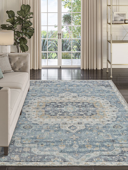 Tuscany TU4 Blue 9' x 12' Rug