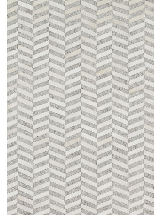 Dorado DB01 Grey/Ivory 5' x 7'6" Rug