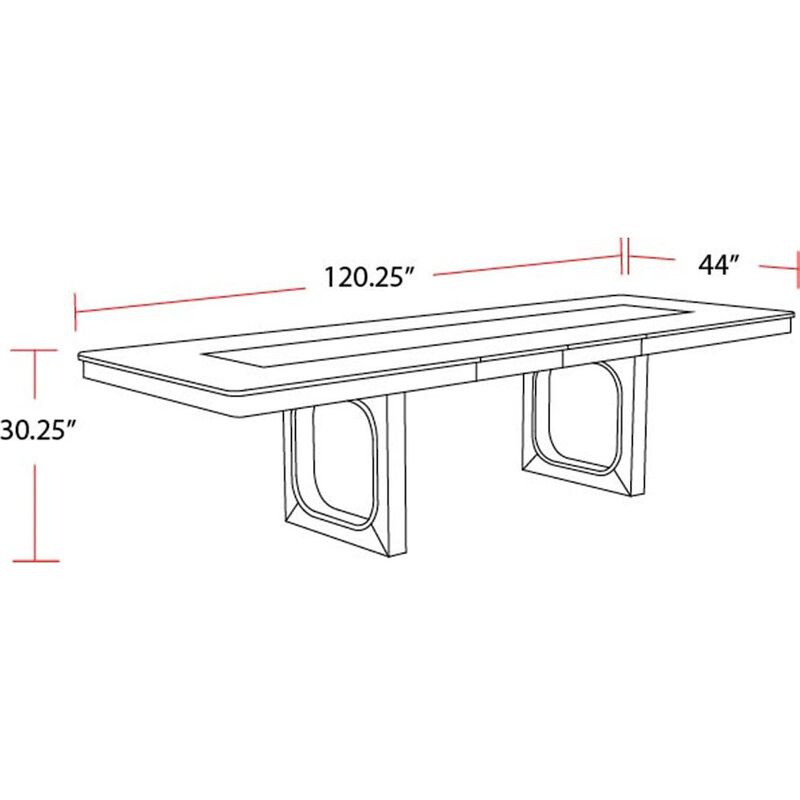 Parker House Furniture - Dining 84 In. Extendable Dining Table