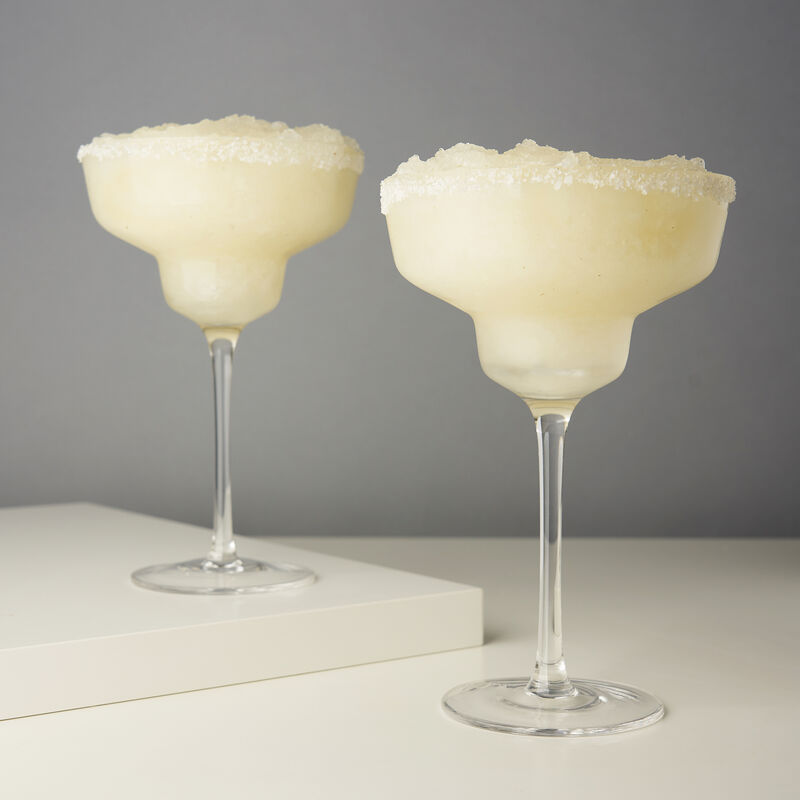 Raye Angled Crystal Margarita Glasses Set of 2
