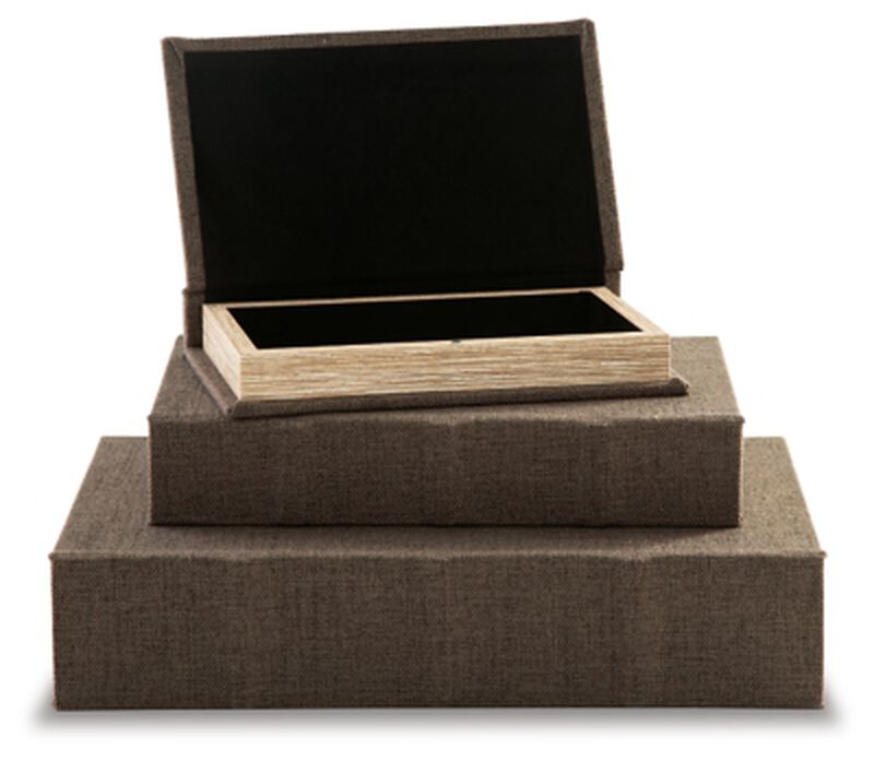 Jolina Box in Brown (Set of 3)