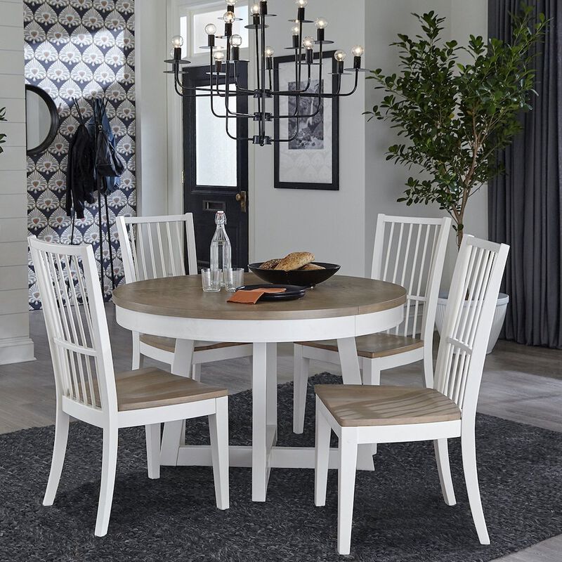 Parker House Furniture Modern Dining 48 In. Round Extendable Dining Table
