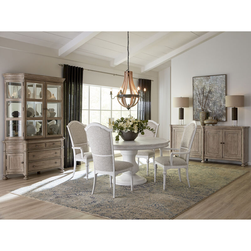 Higgins Street Upholstered Back Arm Chair