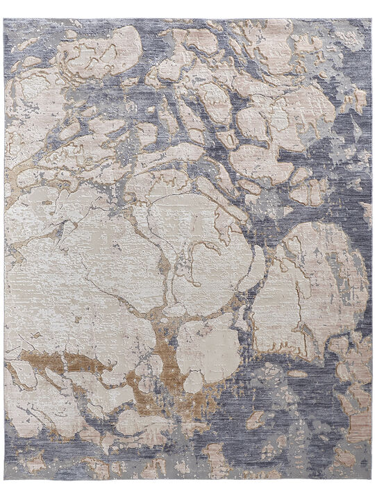 Laina 39G8F Tan/Blue 7'10" x 9'6" Rug