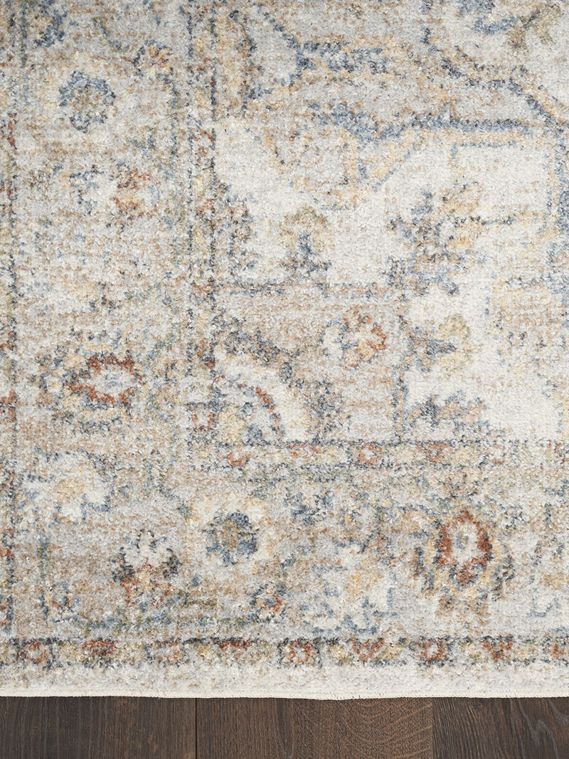 Astra Machine Washable ASW12 Gray/Multicolor 3'3" x 5' Rug