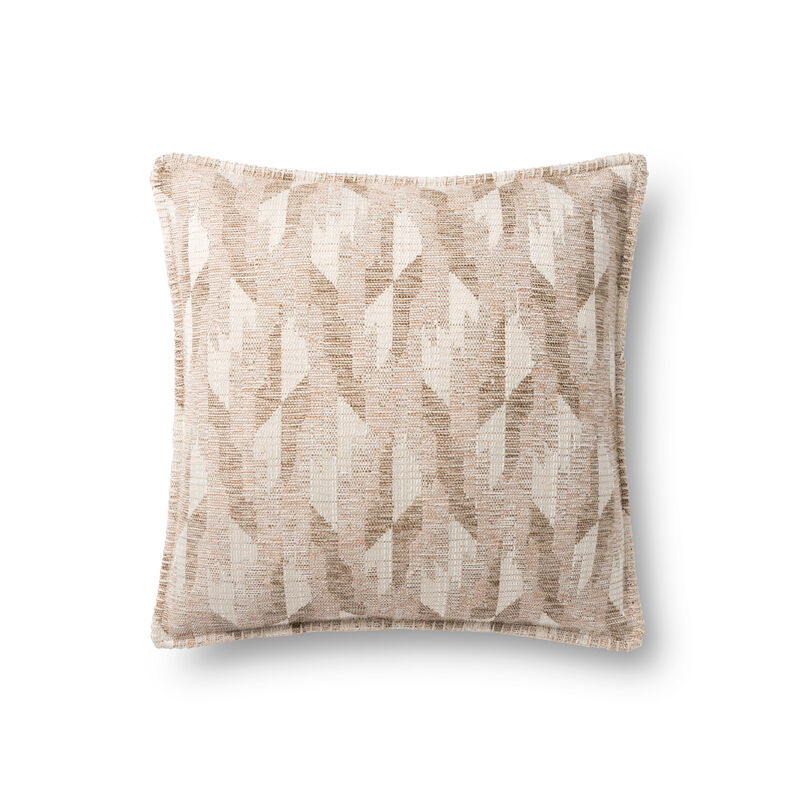 P0889 Beige 18"x18" Down Pillow