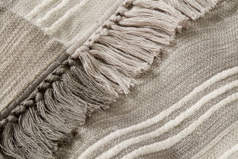 Cardiff TAL0002 Grey / Ivory 4''2" x 5'