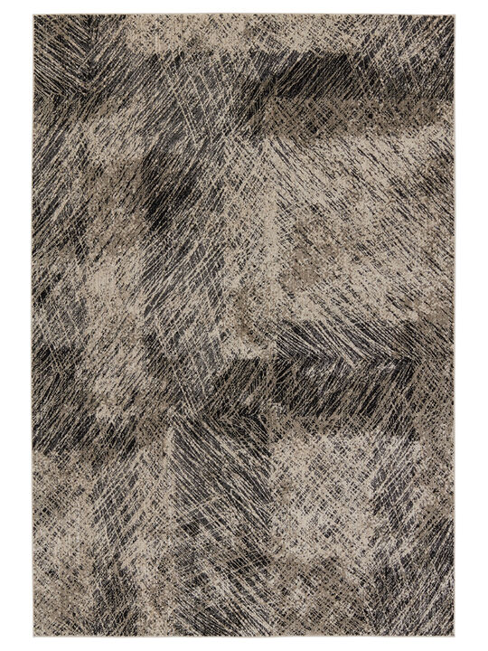 Graphite Dairon Black 8' x 10' Rug
