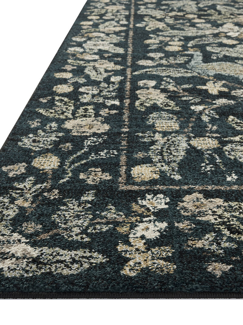 Laurel LAU-05 Navy 3''11" x 5''7" Rug by Rifle Paper Co.