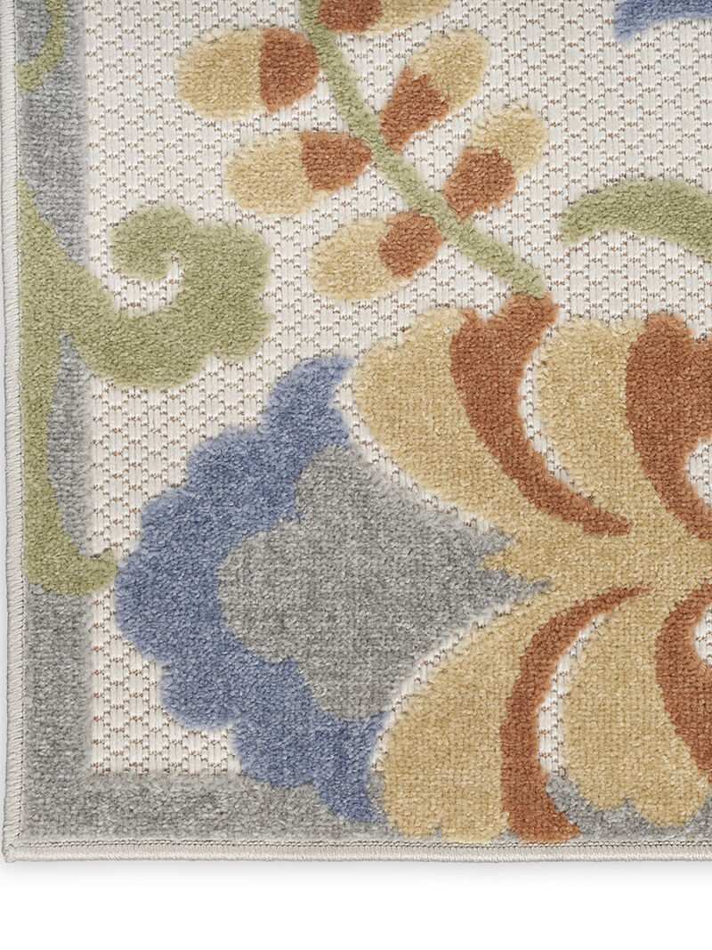 Aloha ALH17 Ivory/Blue 3'6" x 5'6" Rug