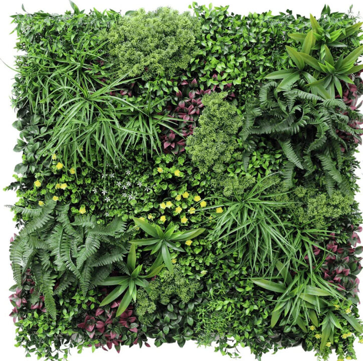 Luxury Country Fern Artificial Vertical Garden 40" x 40" 11SQ FT Commercial Grade UV Resistant