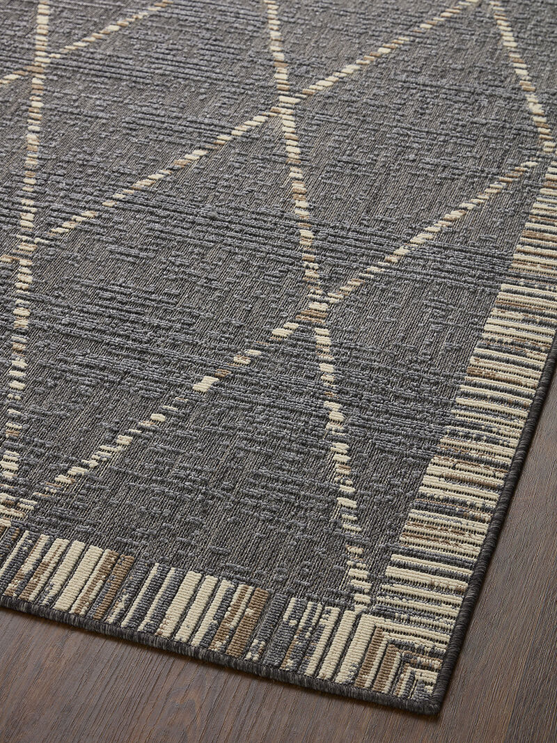 Rainier RAI09 Slate/Multi 3'11" x 5'11" Rug