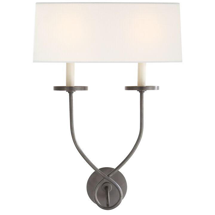 Symmetric Twist Single Sconce