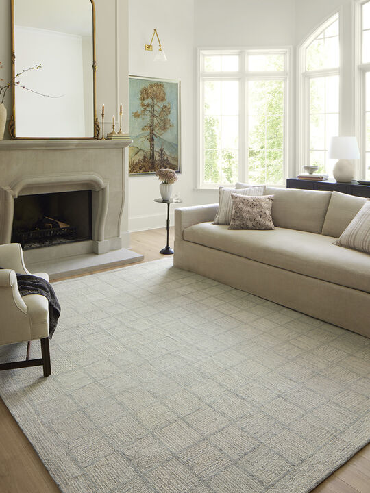 Francis FRA03 Silver/Sky 5' x 7'6" Rug
