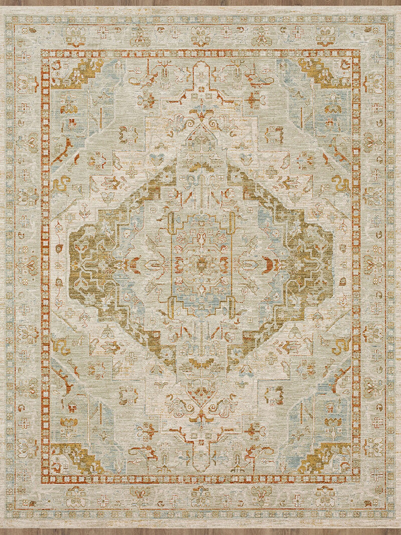 Adalia Kumra Cream 5' X 7' 6" Rug