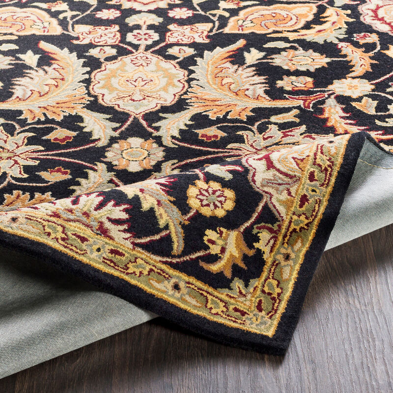 Middleton AWMD-2078 4' x 6' Black Rug