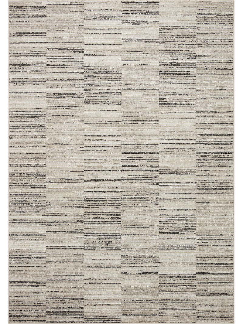 Darby DAR01 Charcoal/Sand 7'10" x 10' Rug