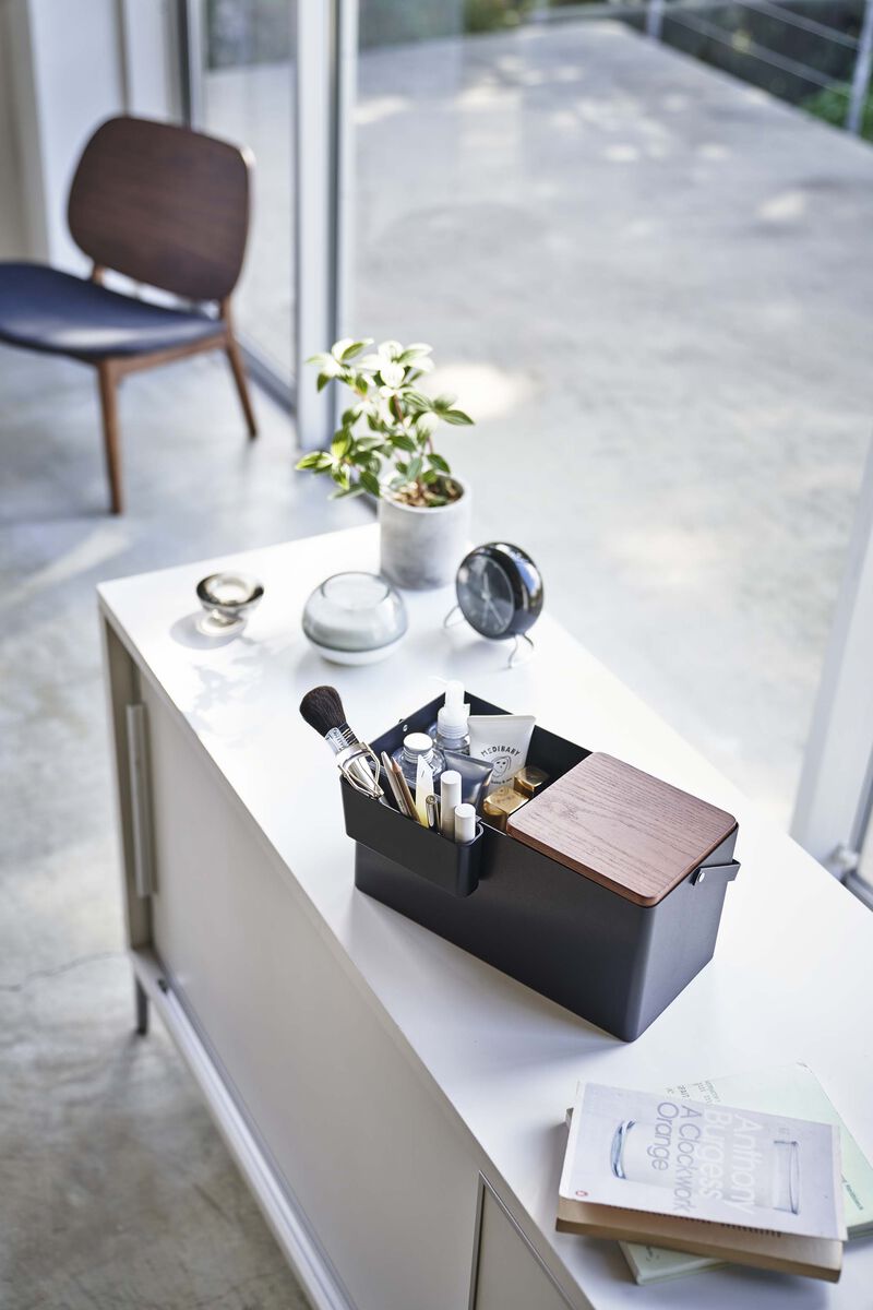 Makeup Organizer with Mirror
