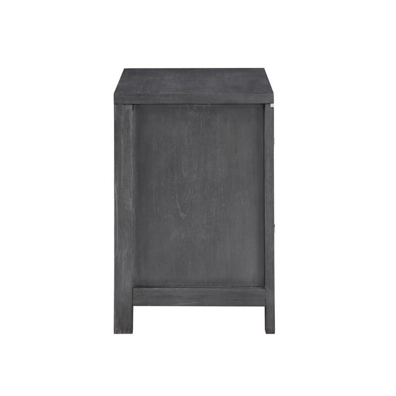 New Classic Furniture Odessa Nightstand-Charcoal
