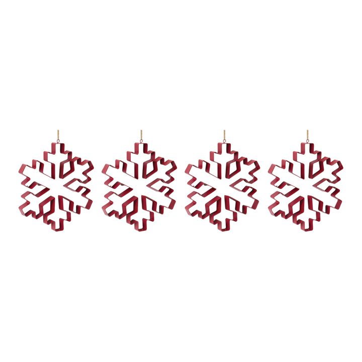 Snowflake Cookie Cutter Ornament (Set of 4) Snowflake Cookie Cutter Ornament (Set of 4)