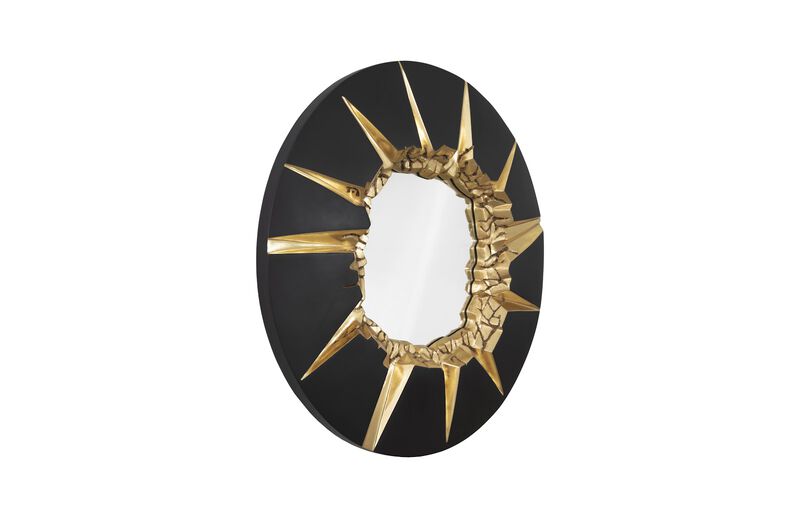 Circular Cracked Mirror