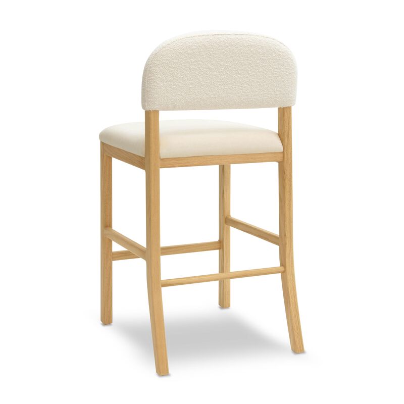 Calla Cognac Performance Velvet Counter Stool