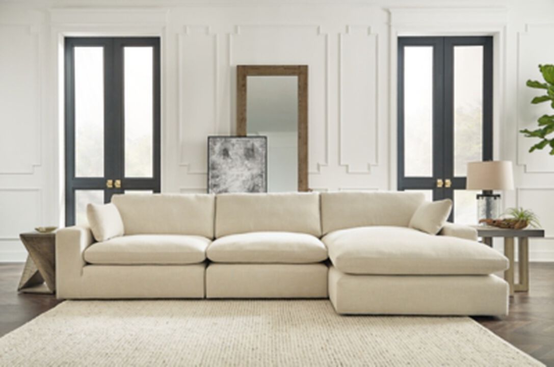 Elyza 3-Piece Sectional with Right Arm Facing Chaise