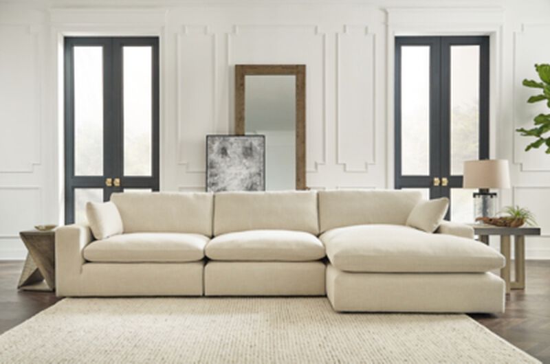 Elyza 3-Piece Sectional with Right Arm Facing Chaise