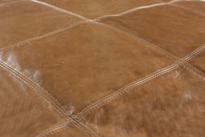 Riley Leather Ottoman