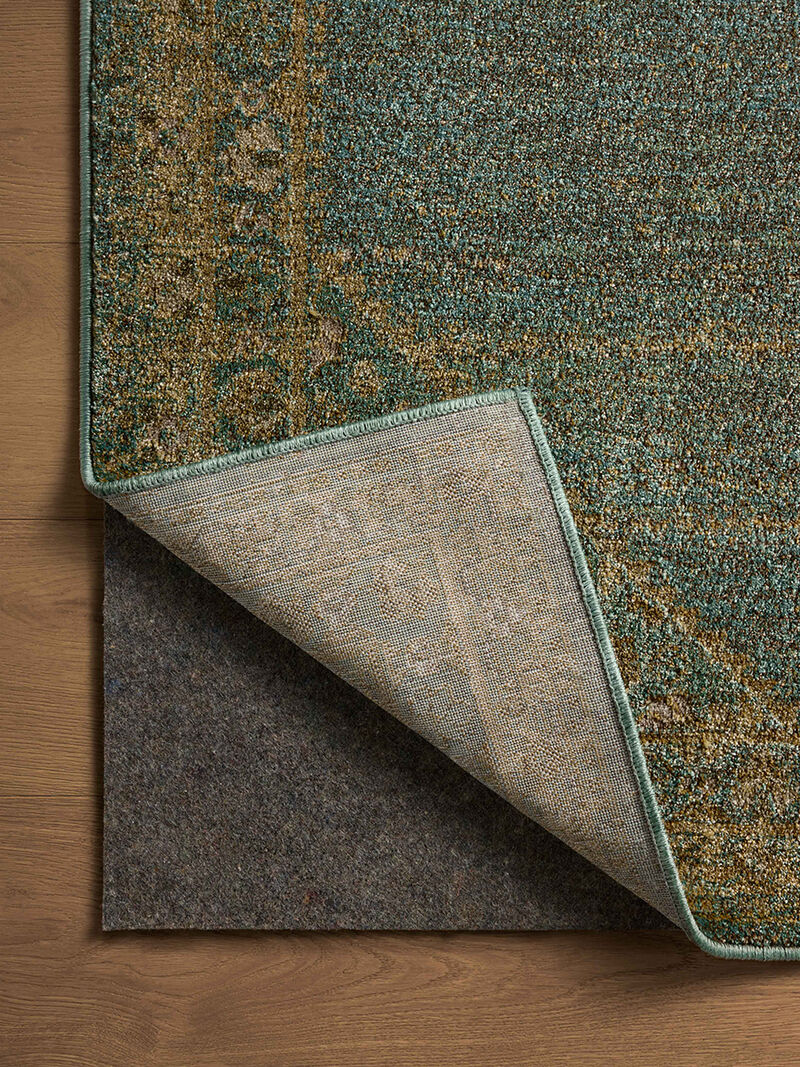 Mona Aqua/Wheat 10'0" x 14'0" Area Rug by Magnolia Home by Joanna Gaines x Loloi