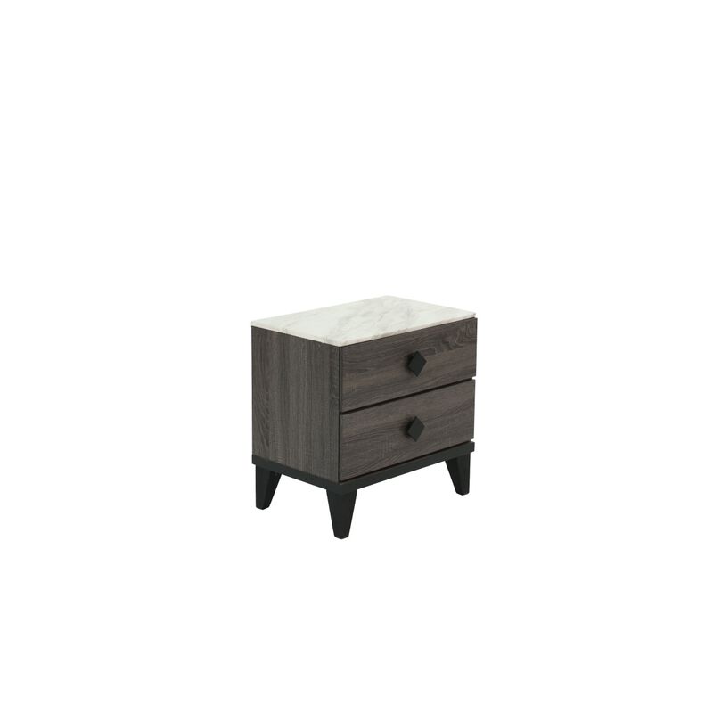 Streamdale Nightstand In Dark Oak (Rustic Accents)