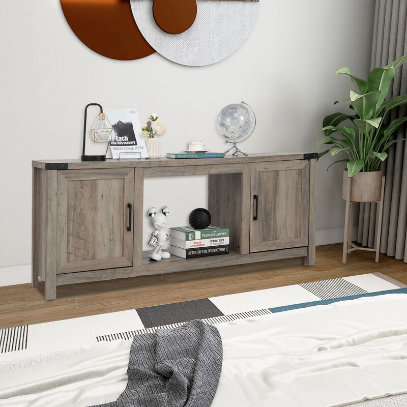 TV Stand with Storage Cabinets for TVs For Living Room
