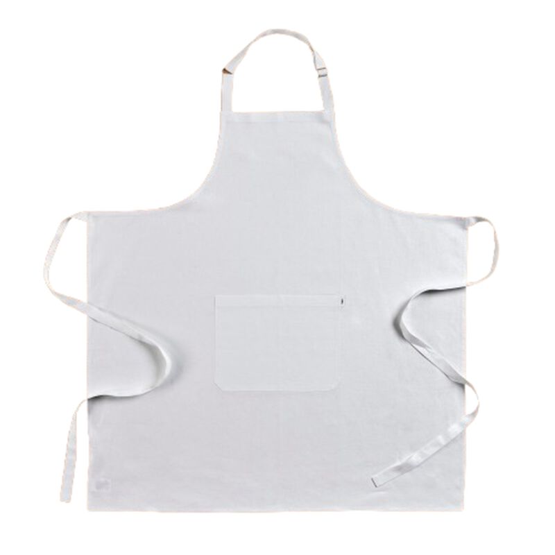 Solino Home 100% Pure Linen Full Midi Apron 38 x 36 Inch