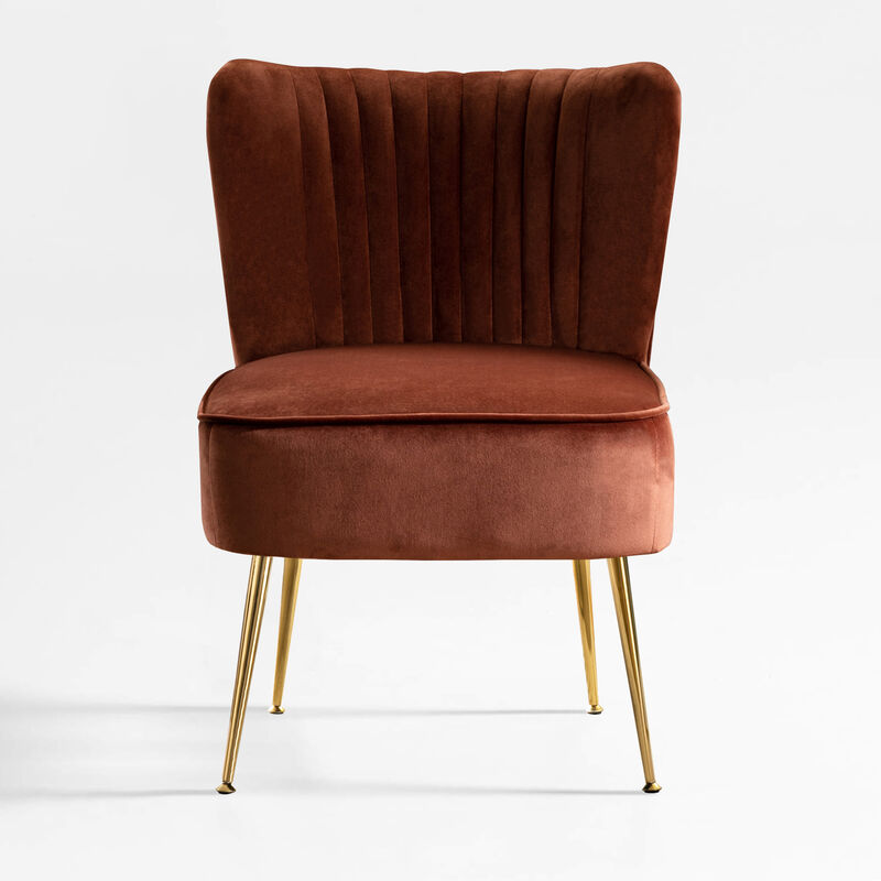 WestinTrends Mid Century Modern Tufted Velvet Loveseat Sofa and Chair Set